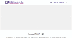 Desktop Screenshot of damajapan.com